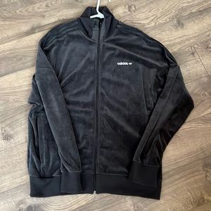 Adidas zip up hoodie grey size xl like new